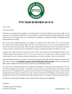 Pto Year In Review June 2016 Peirce Elementary School Pto - old town road roblox piano sheet bedava robux 2019